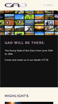 Mobile Screenshot of gad-distribution.com